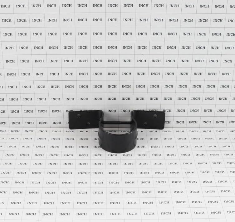 2 3/8" Powder Coated Black Pipe Grip Fence Brackets (Pack of 5)