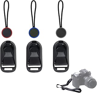 Camera Strap Quick Release, Camera Strap Rapid Connectors, Camera Quick Release Buckle, Camera Neck Shoulder Strap Adapter Quick Release Buckles, Quick Disconnect Clips for Camera Straps, 3 Pack