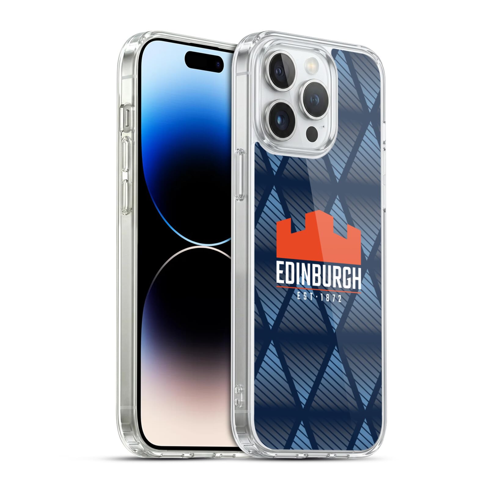 Carcasa Edinburgh Rugby iPhone 14 Pro Max para aficionados al deporte en el estadio 7