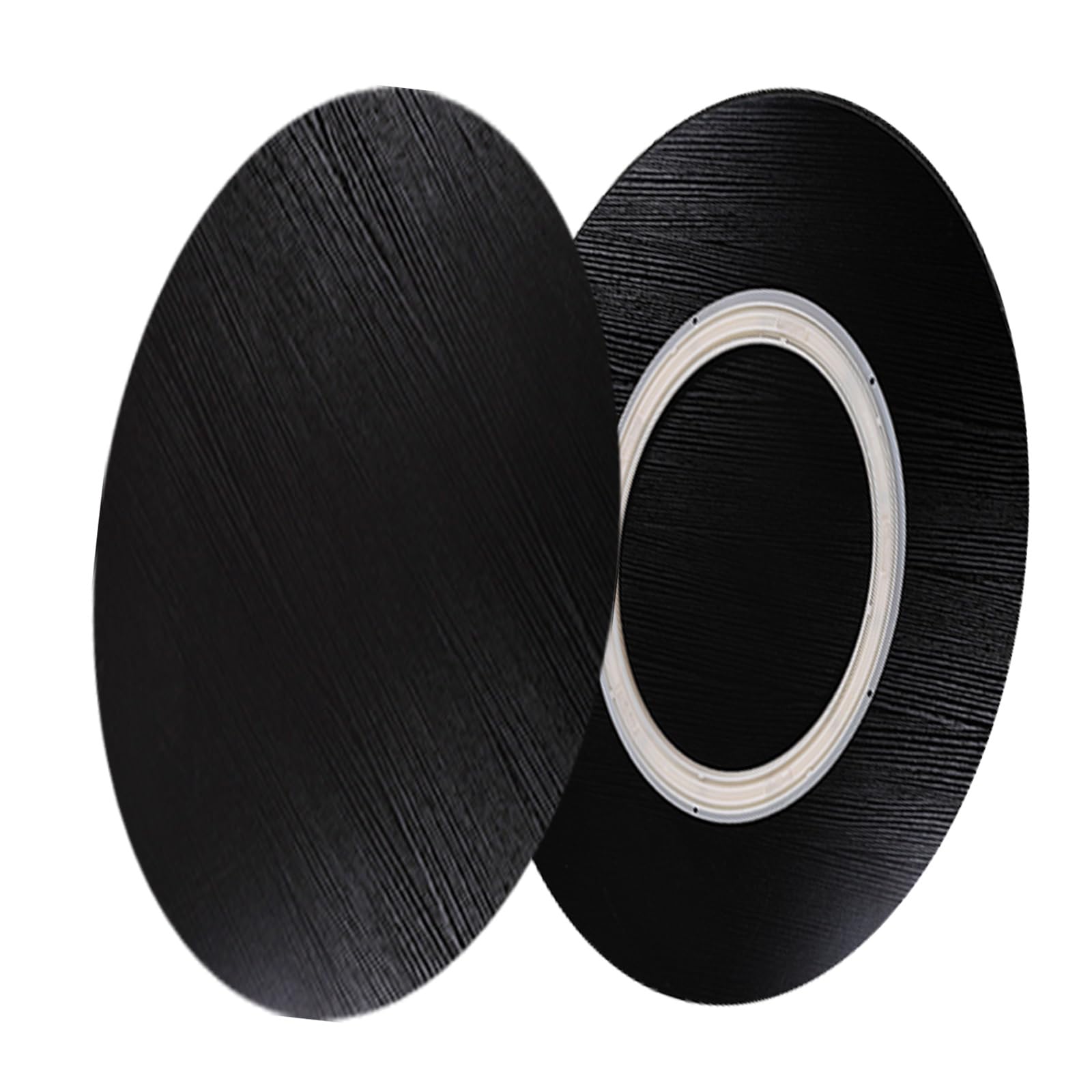 Lazy Susan - Vassoio rotondo in legno massello, girevole da 76,2 cm, design anti-collisione con angoli arrotondati, per cucina e tavolo da pranzo (nero) – perfetto per un facile accesso e decorazione