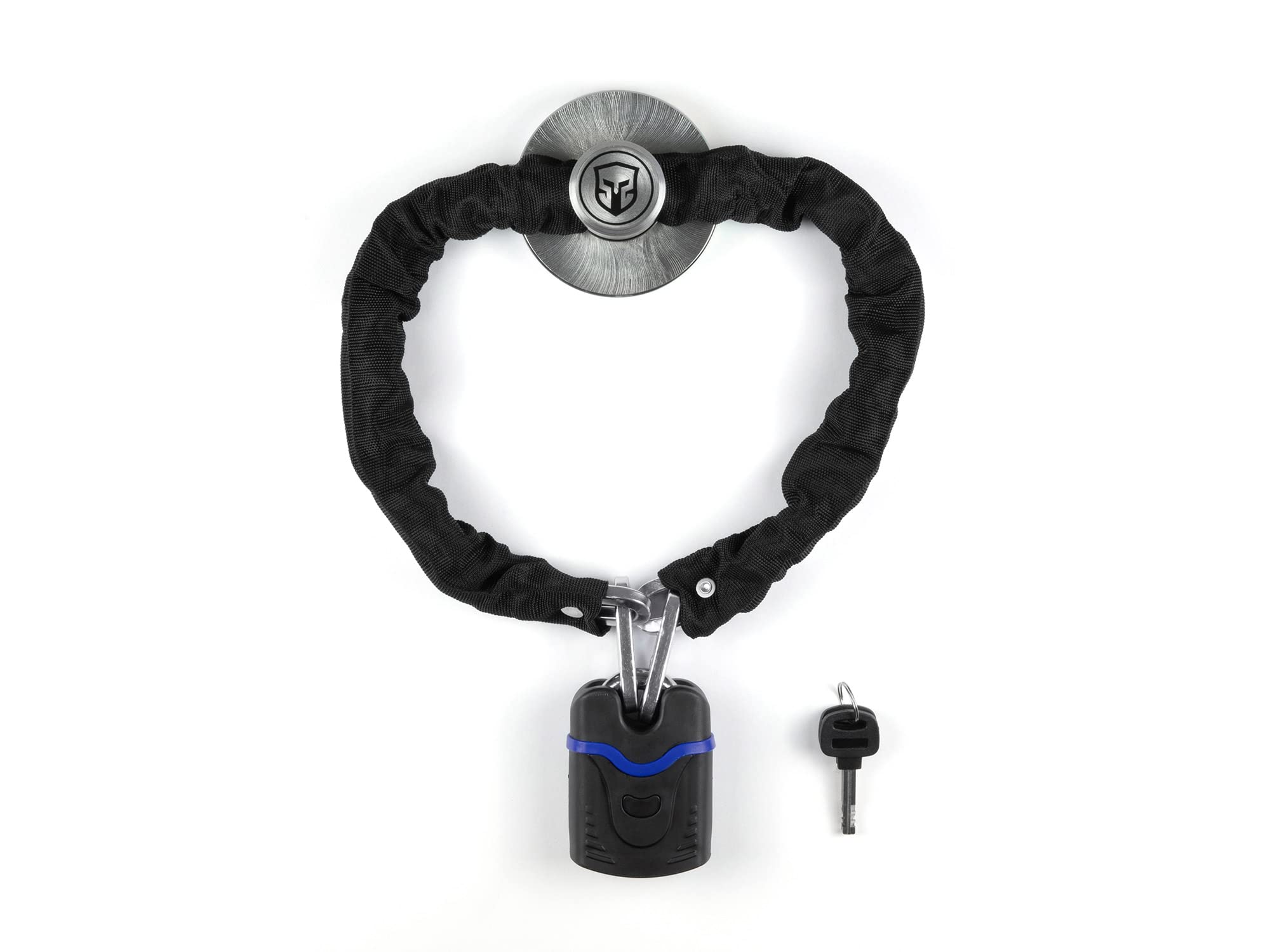 Anclaje de seguridad de tierra - Ancla giratoria de acero para uso en interiores y exteriores (1,2 m)