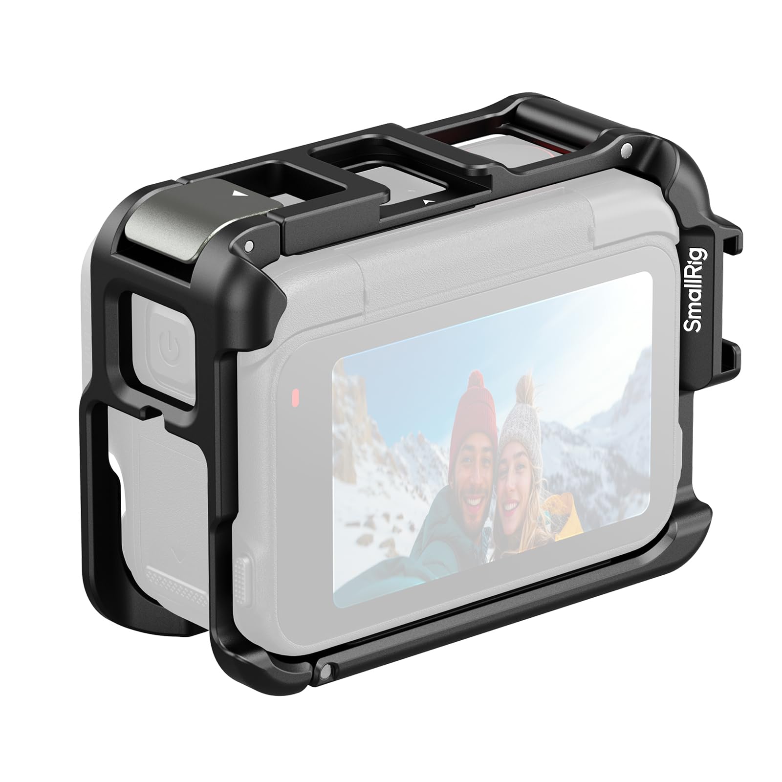 SmallRig Telaio Protettivo Per Insta360 Ace Pro E Ace Pro 2 – Supporto Per Riprese Orizzontali E Verticali, Con Attacchi E Slitta Fredda