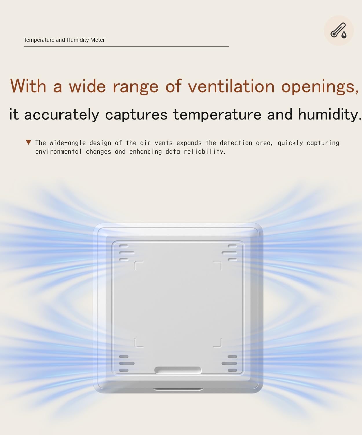Small Digital Hygrometer Indoor Thermometer Ambient Thermometer Temperature Monitor and Humidity Meter for Home Office Comfort Reptile Thermometer (2 Pack Emoji CR2032 Battery Powered) - 5