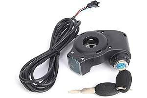 EBike Thumb Throttle with LCD Display and Key Lock: Monitor Your Ride Effortlessly
