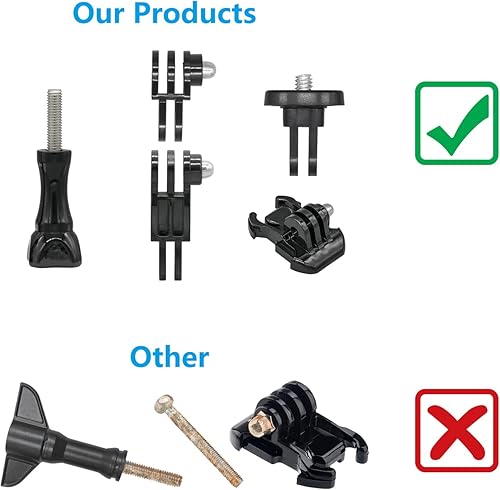 Miniatura 5 de Kit de montaje adaptador de juntas rectas de brazo pivote de extensión ajustable de 3 vías para GoPro Hero13, 12, 11, 10, 9, 8, 7, 6, 5, 4, 3+, 3,