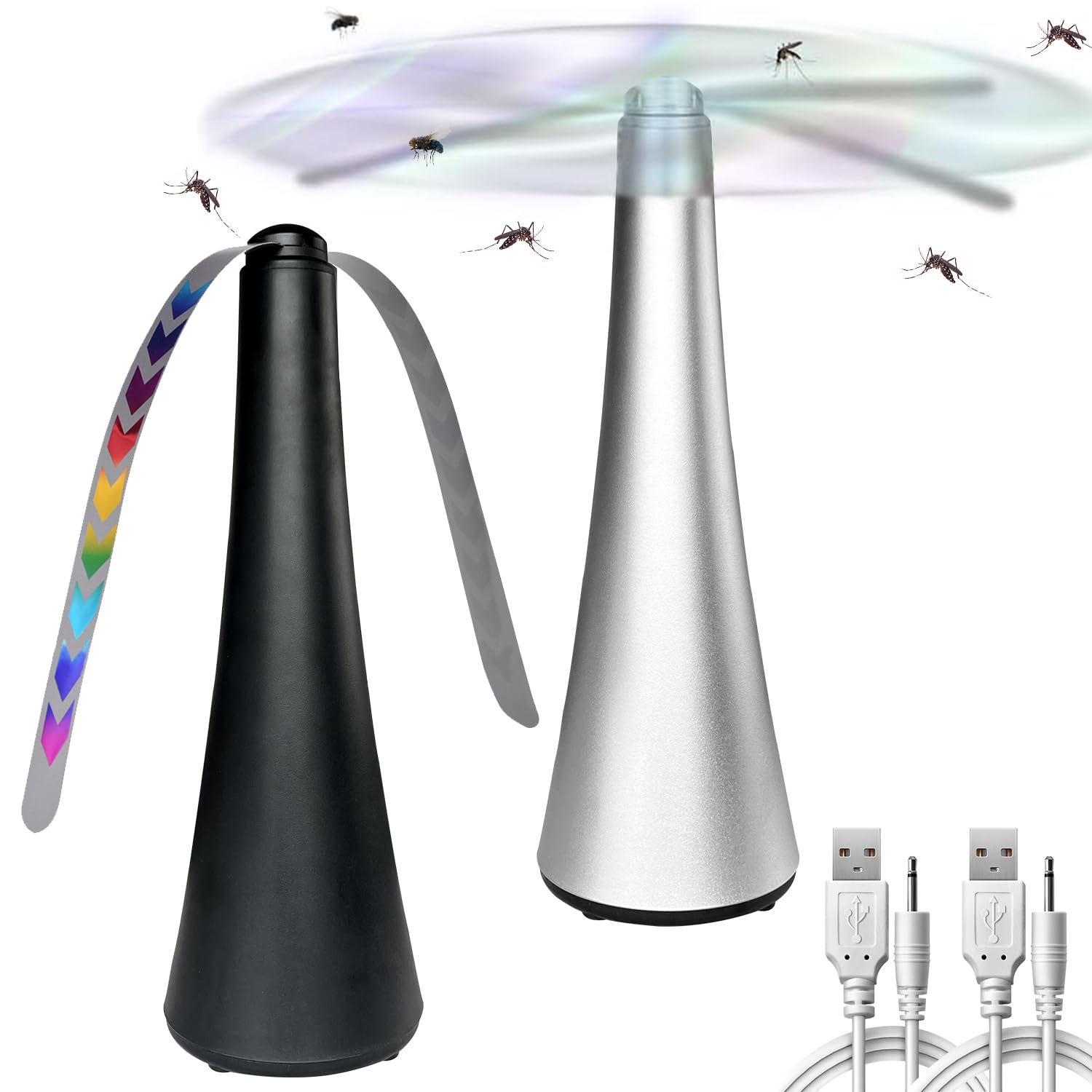 Fly wedler, set of 2 fly repellers, keep flies and insects away from food