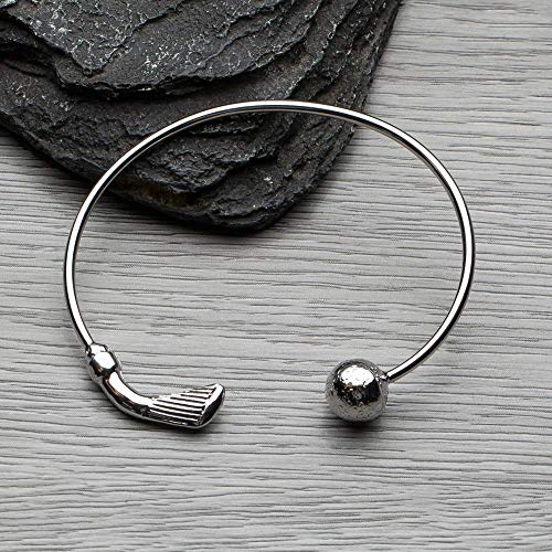 Sportybella Golf Bracelet, Golf Jewelry- Golf Cuff Bangle Bracelet for Female Golf Players2
