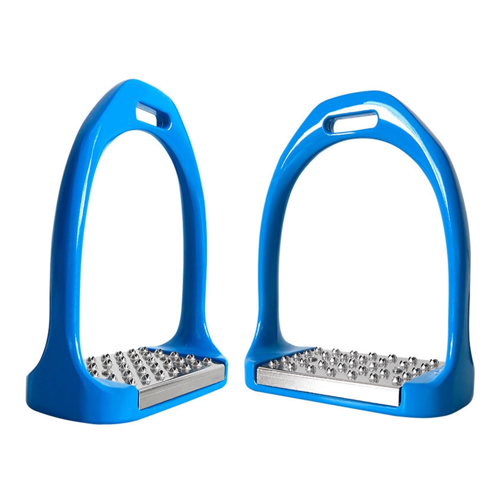 Staffe In Lega Di Alluminio Con Acciaio Inossidabile | Pedali Antiscivolo Portata Elevata Oltre 300 Kg F(Red)