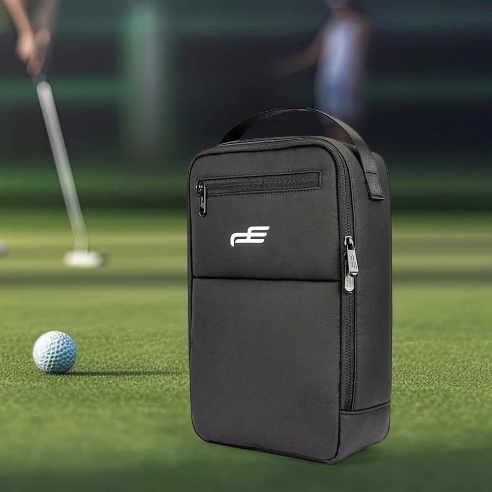Golf-Schuhtasche, Golf-Tasche, große Kapazität, wasserabweisend, Reißverschluss-Tragetasche, Reise-Schuhtasche, Schuhaufbewahrung