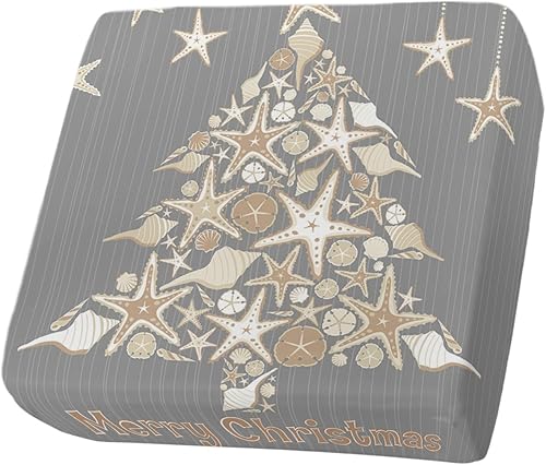Fundas de cojín color gris para sofá con diseño de árbol de Navidad, funda elástica para sofá con parte inferior elástica, fundas protectoras
