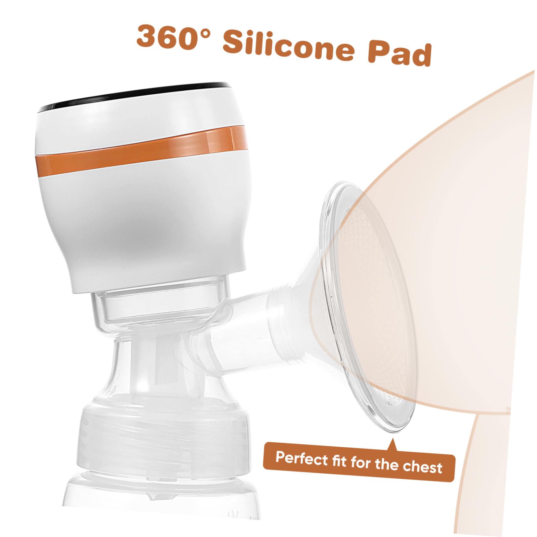 Tiralatte Elettrico Portatile e Cordless in Pp Bianco