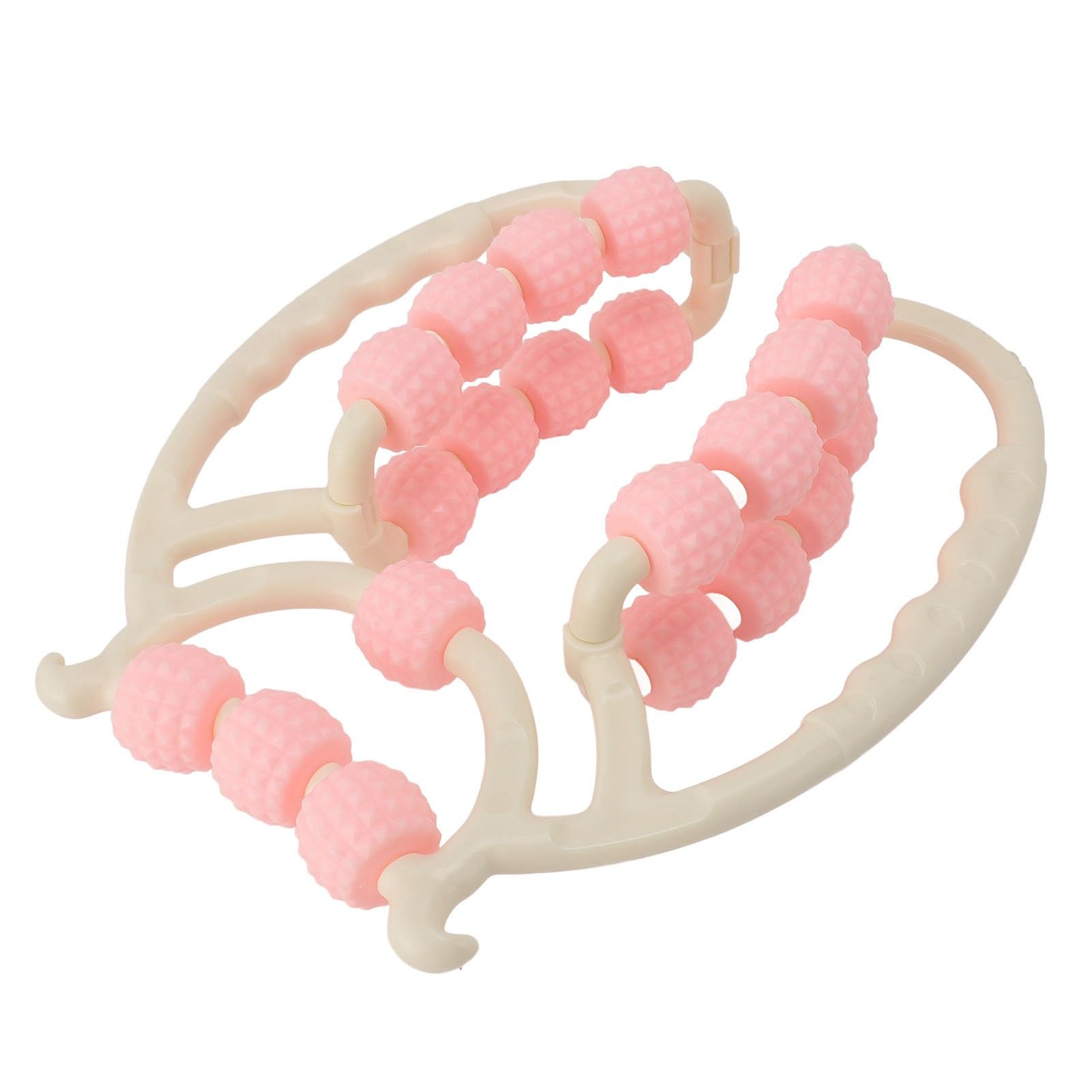 Ymiko Deep Tissue Muscle Roller, Circular Point Massage Roller for Calves, Legs, Arms, Tennis Elbow, Deep Massager, Pink, Firm, Muscle Recovery & Flexibility Improvement