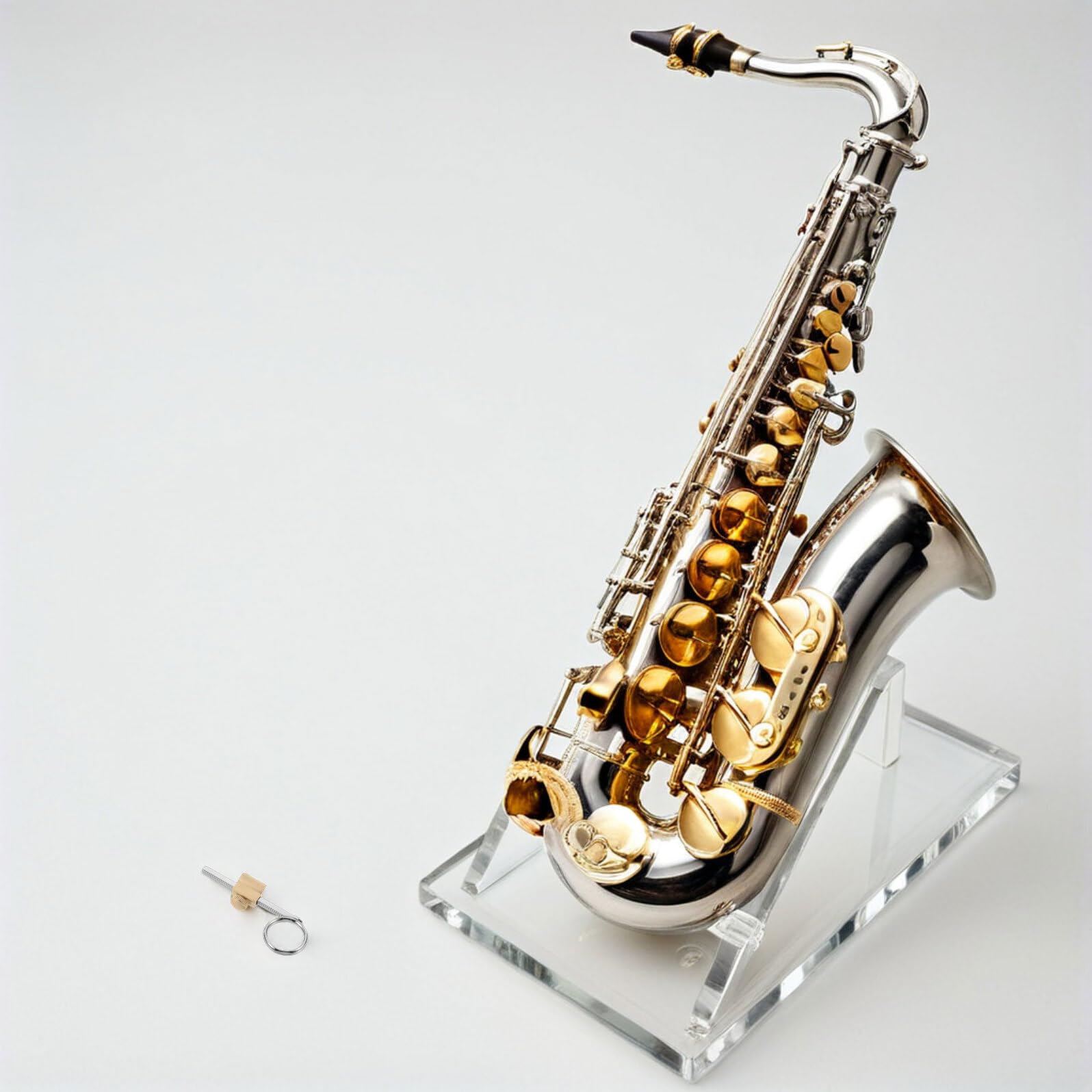 HEMOTON 2 Pièces Anneau de Traction Design Ergonomique Léger en Métal Argenté Accessoire Indispensable pour Trompette et Cornet pour Pratique Jazz et Performance
