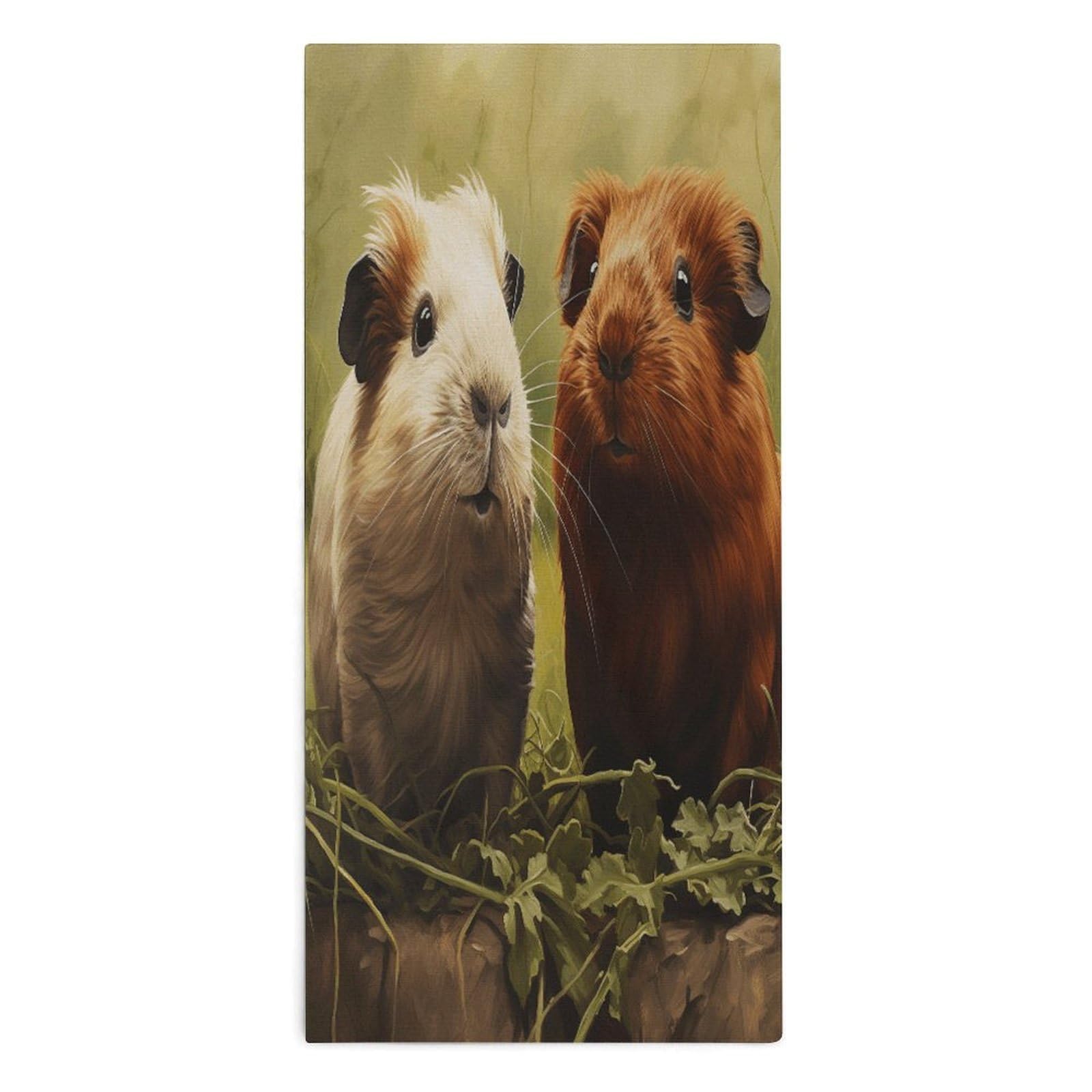 Btcowzrv Style Guinea Pig On The Grass Bath Towel Beach Towels Shower Towel