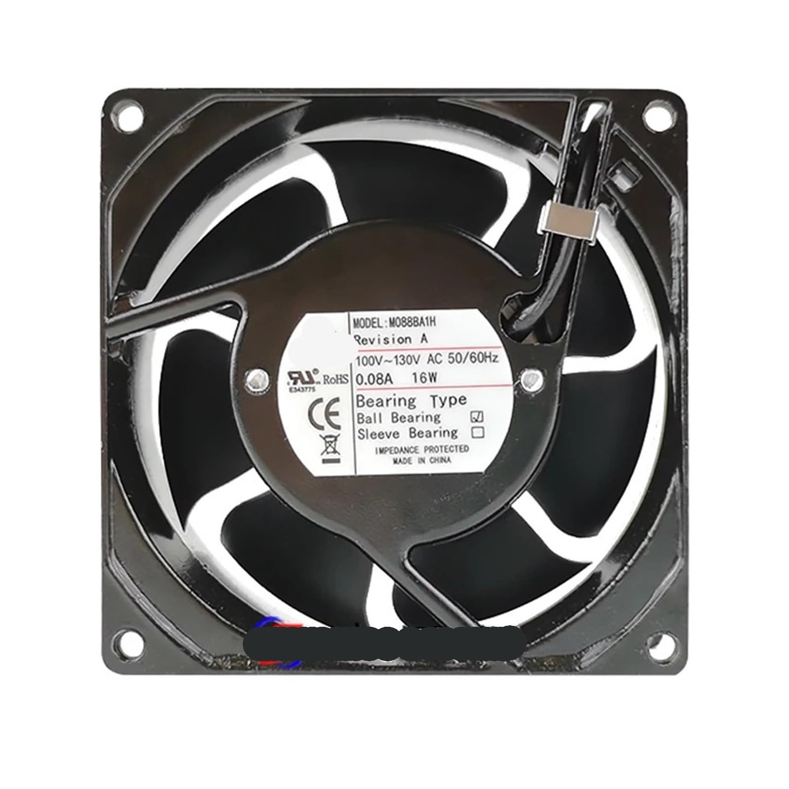 OSHZIKJII M088BA1H 100-130V 0.08A 16W 92 * 92 * 38mm 7 leaves cooling fan exhaust fan