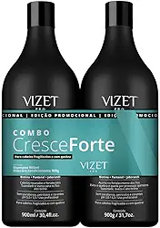 Combo Cresce Forte, Shampoo 900ml e Máscara Condicionante 900g, Tratamento Capilar com Biotina e Jaborandi para Cabelos Fragilizados