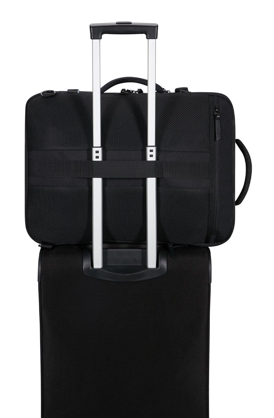 American Tourister Take2Cabin - Mochila de Viaje Expandible 17,3 Pulgadas, 55 cm, 42,5/48,5 l, Negro (Black)