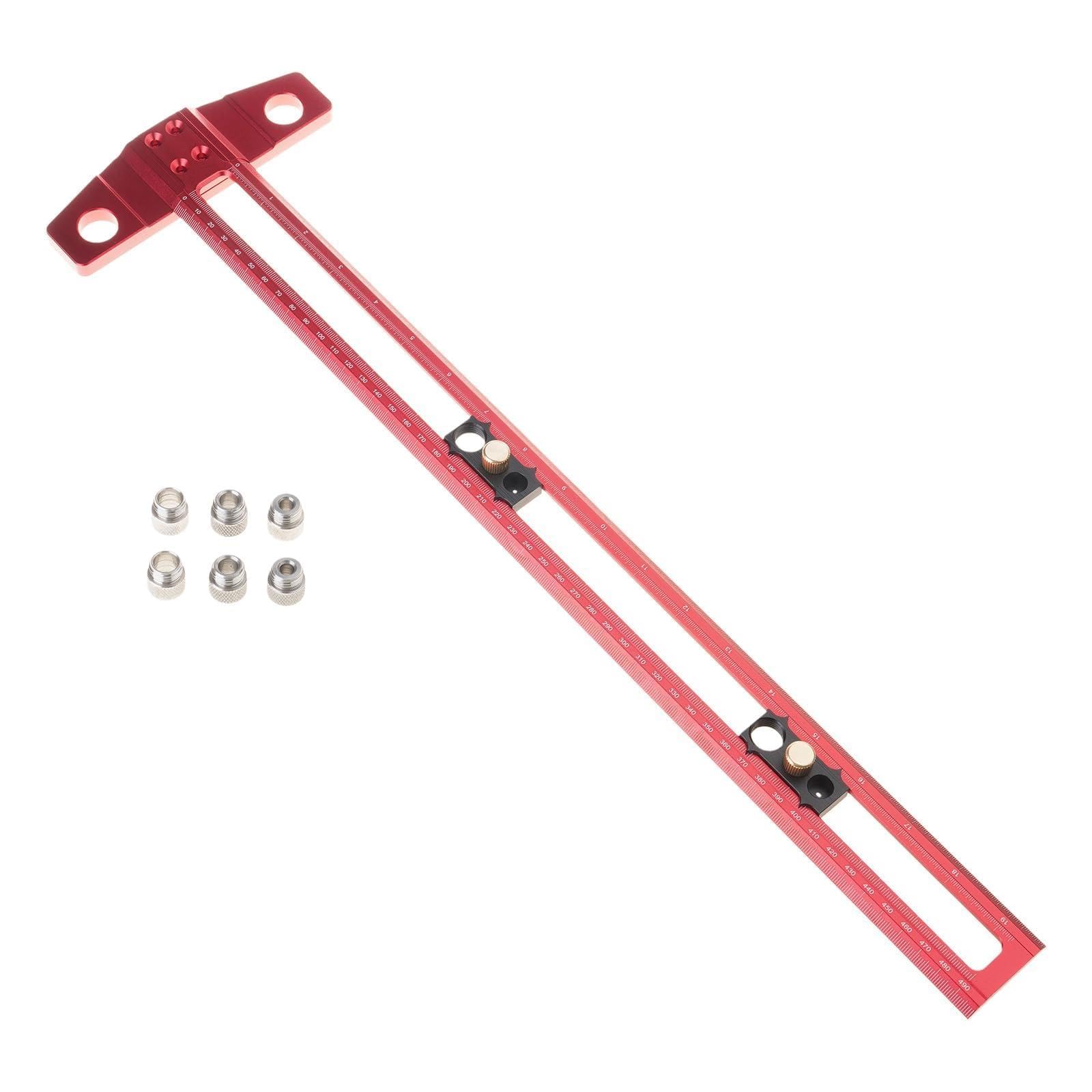 Accuracy Measuring Instrument Positioning Ruler for Woodworkers and DIYers Featuring Metric and Inches Scale Accurate Measurement Instrument