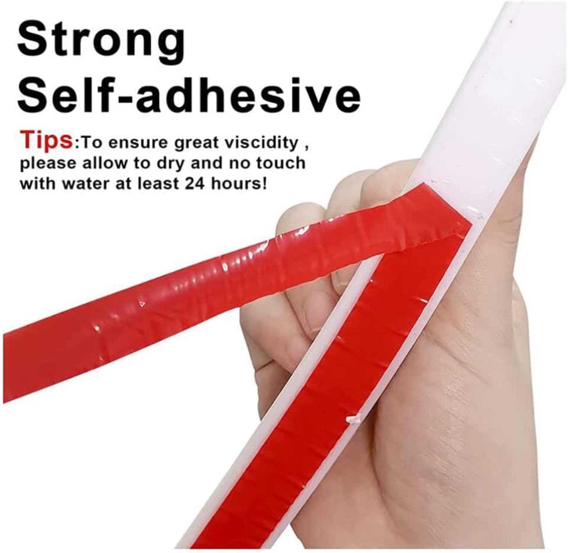 Striscia di Tenuta per Piatto Doccia Striscia di ritenzione dell'Acqua per Bagno, Diga per soglia Doccia, Guarnizione per Pavimento del Bagno della Stanza, Strisce Pieghevoli in Silicone per bloccare