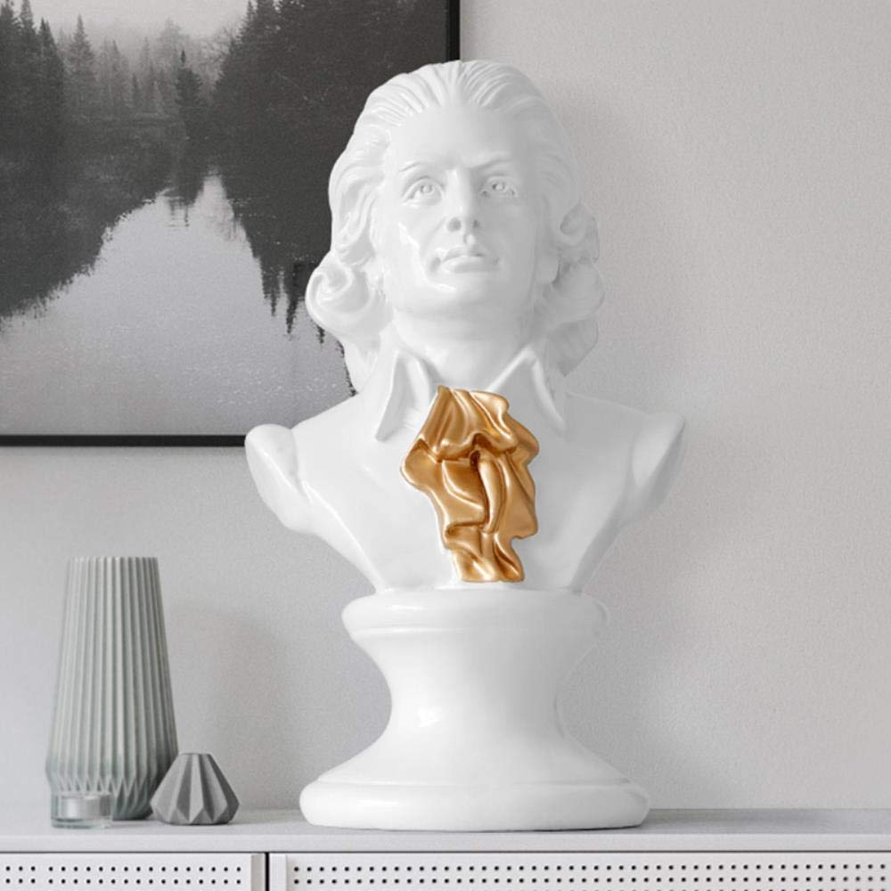 Busto de Retrato de Cabeza Grandes estatuas de Resina para decoración Resina Arte amp artesanía Escultura boceto práctica