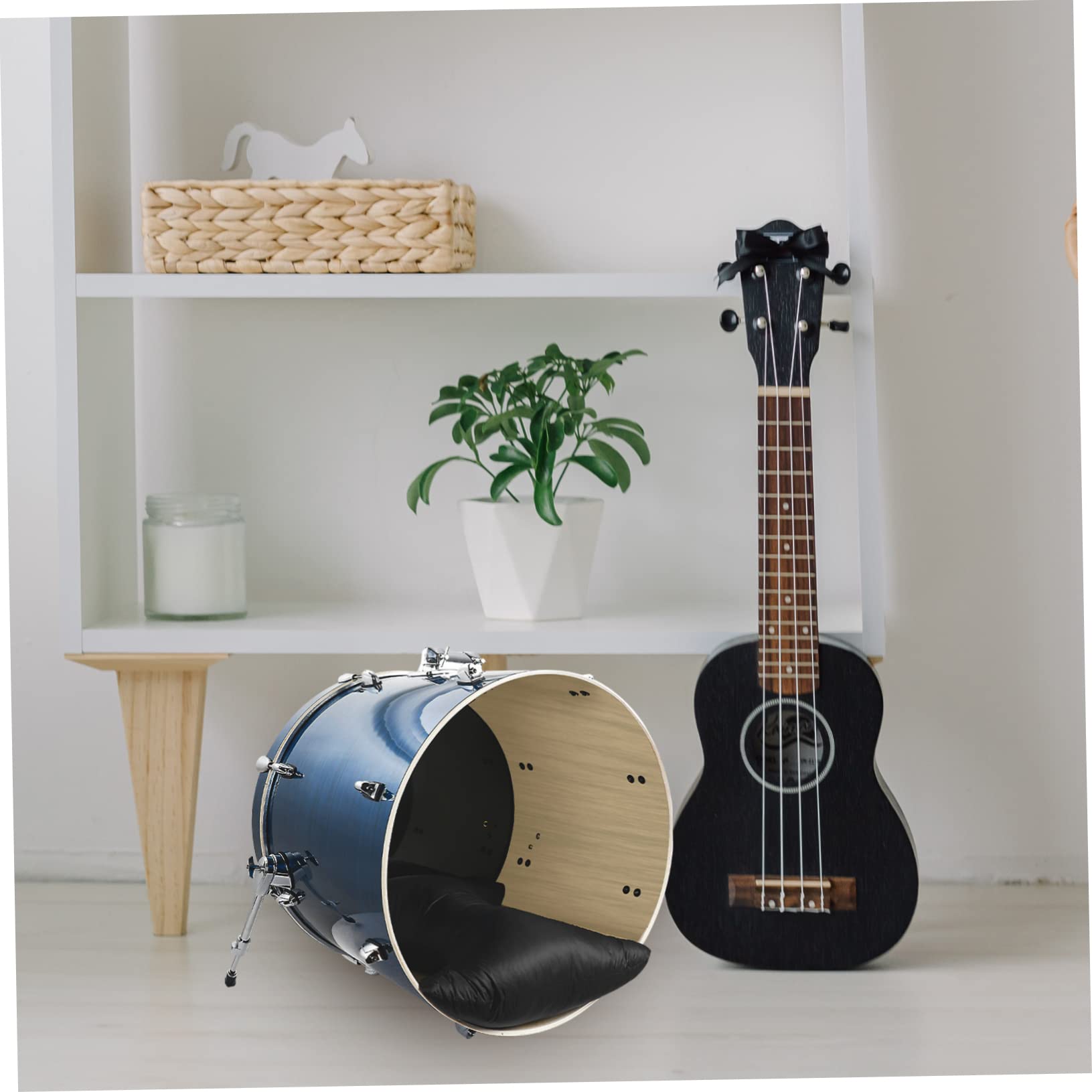 Toyvian Verdicktes Trommeldämpfungskissen Aus Baumwolle Für Bassdrum Professionelles Schlagzeug Zubehör Für Bühne Und Alltag