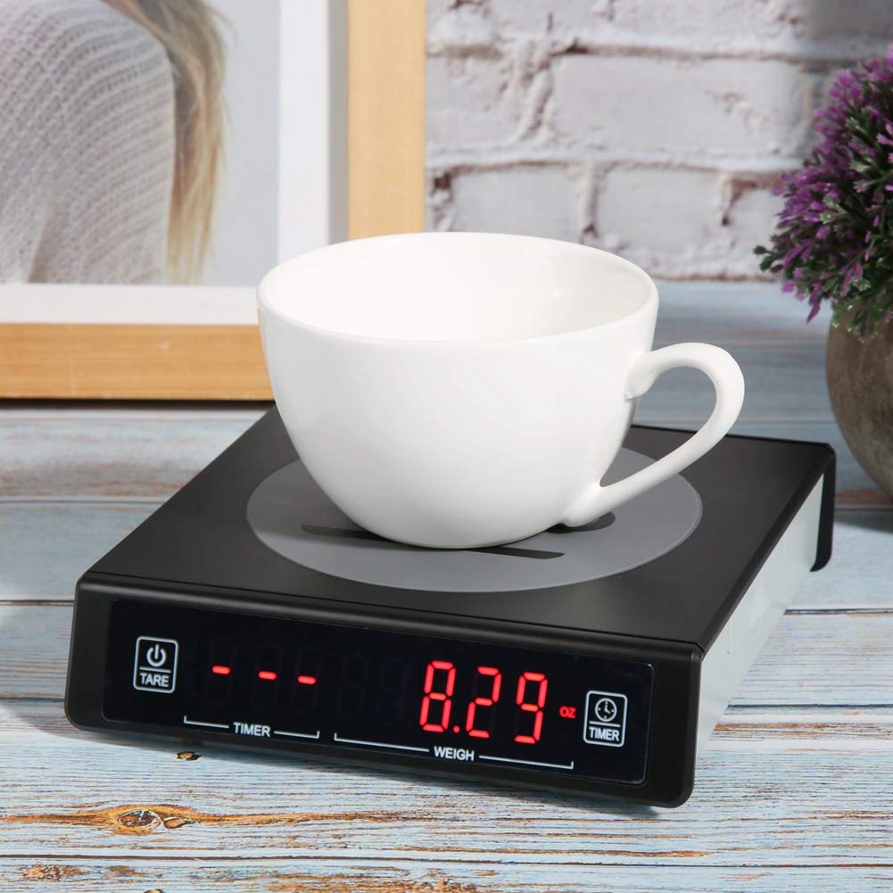 Waga do kawy, elektroniczna waga kuchenna Elektroniczna waga do pieczenia Wagi kuchenne Cyfrowa waga Abs Elementy elektroniczne do ważenia w kuchni Double the comfort