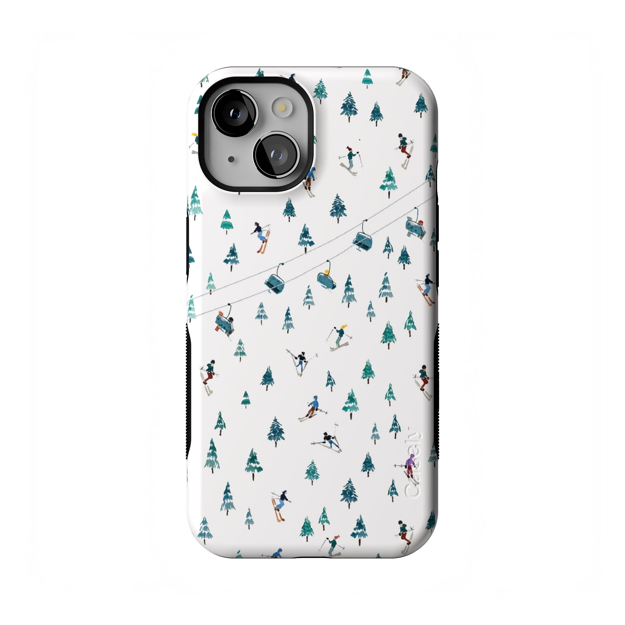 Casely iPhone 14 Case | We've Peaked | Après Ski Mountains | Bold Protective Design | MagSafe Compatible Design