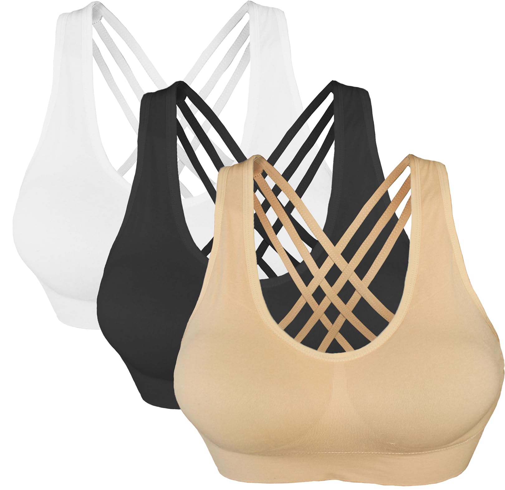 Workout Yoga Bra 3 Pack