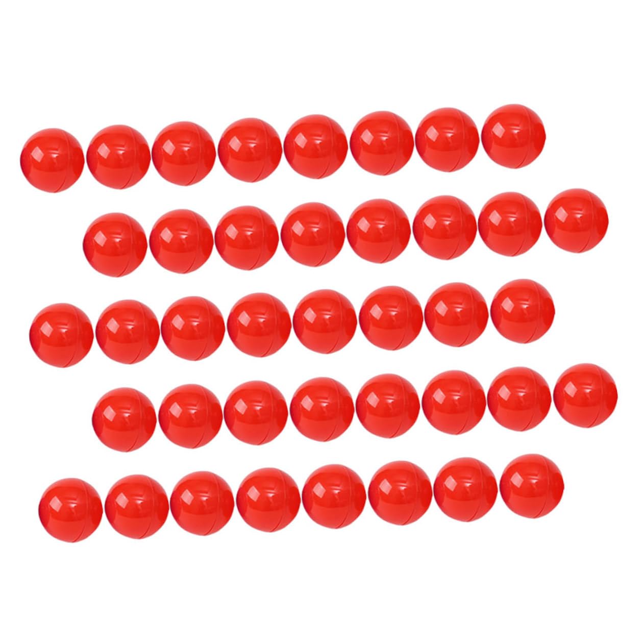 GAROZATION Reusable Pvc Raffle Drawing Balls 50pcs Pink Balls for Pit Openable Party Game