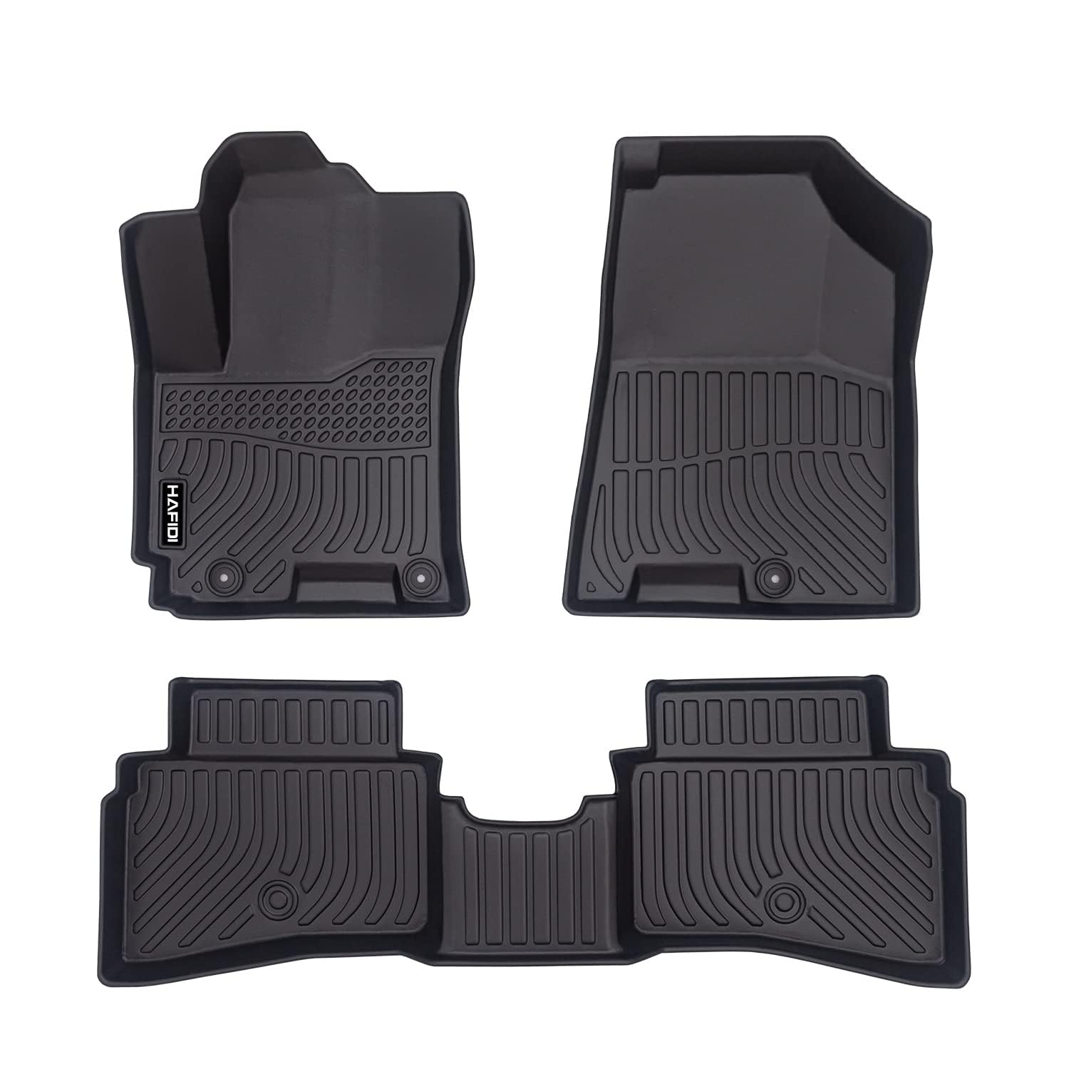 Photo 1 of HAFIDI® Floor Mats Custom for 2022 2023 Hyundai Venue All Weather Protection TPE Anti-Slip Automotive Floor Liners, Fits 1st & 2nd Row Full Set Accessories, Black…