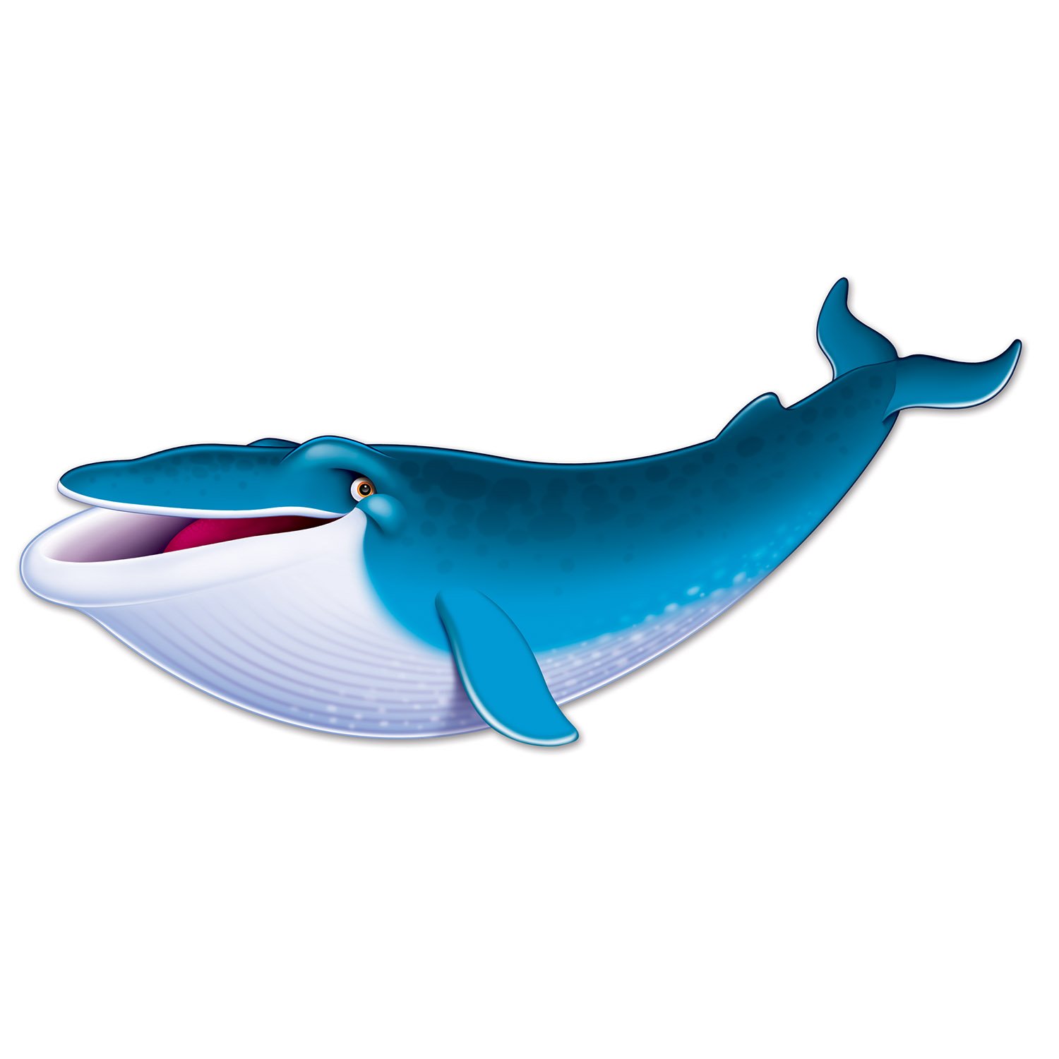Beistle Blue A Creation Whale Cutout