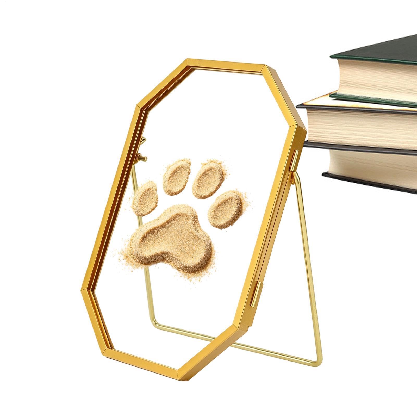 Cadre souvenir d'empreintes de mains et pattes pour immortaliser vos moments en famille