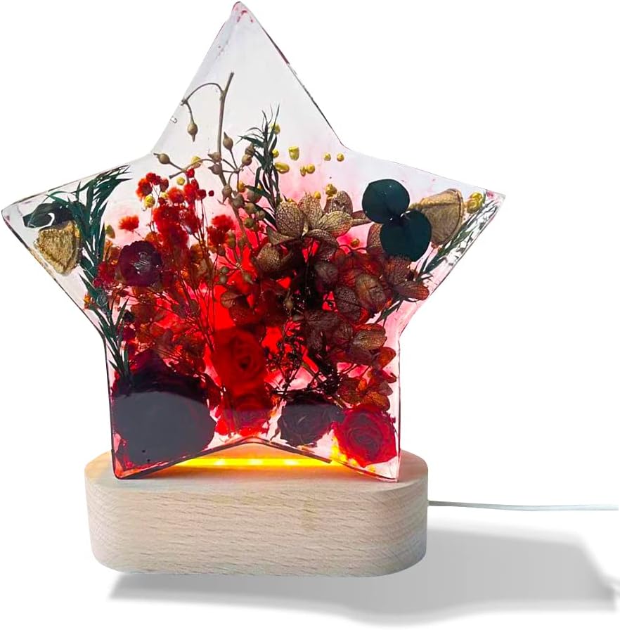 FineInno Large Resin Mould for Epoxy Star Crystal Casting Mould Deep Silicone Mould for Candle Soap Flowers Preservation Dried Flower/Insect Specimen - Image 4