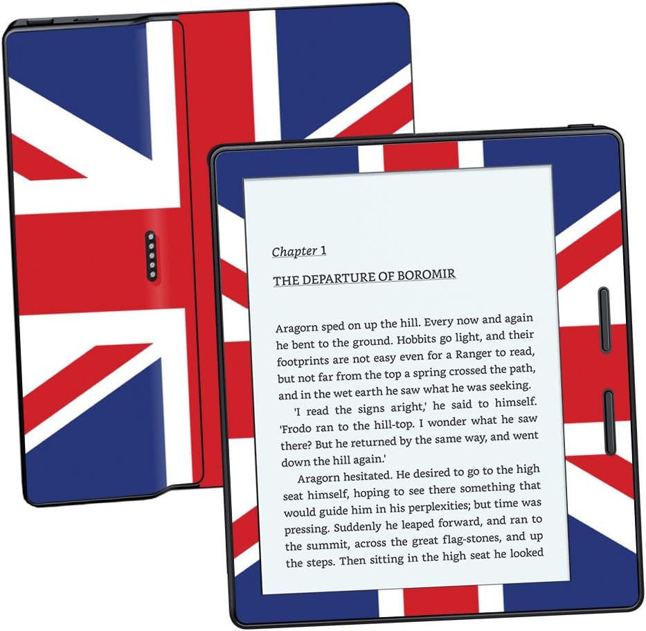 MightySkins Skin Compatible with Amazon Kindle Oasis 6" (8th Gen) - British Pride | Protective, Durable, and Unique Vinyl Decal wrap Cover | Easy to Apply, Remove, and Change Styles | Made in The USA