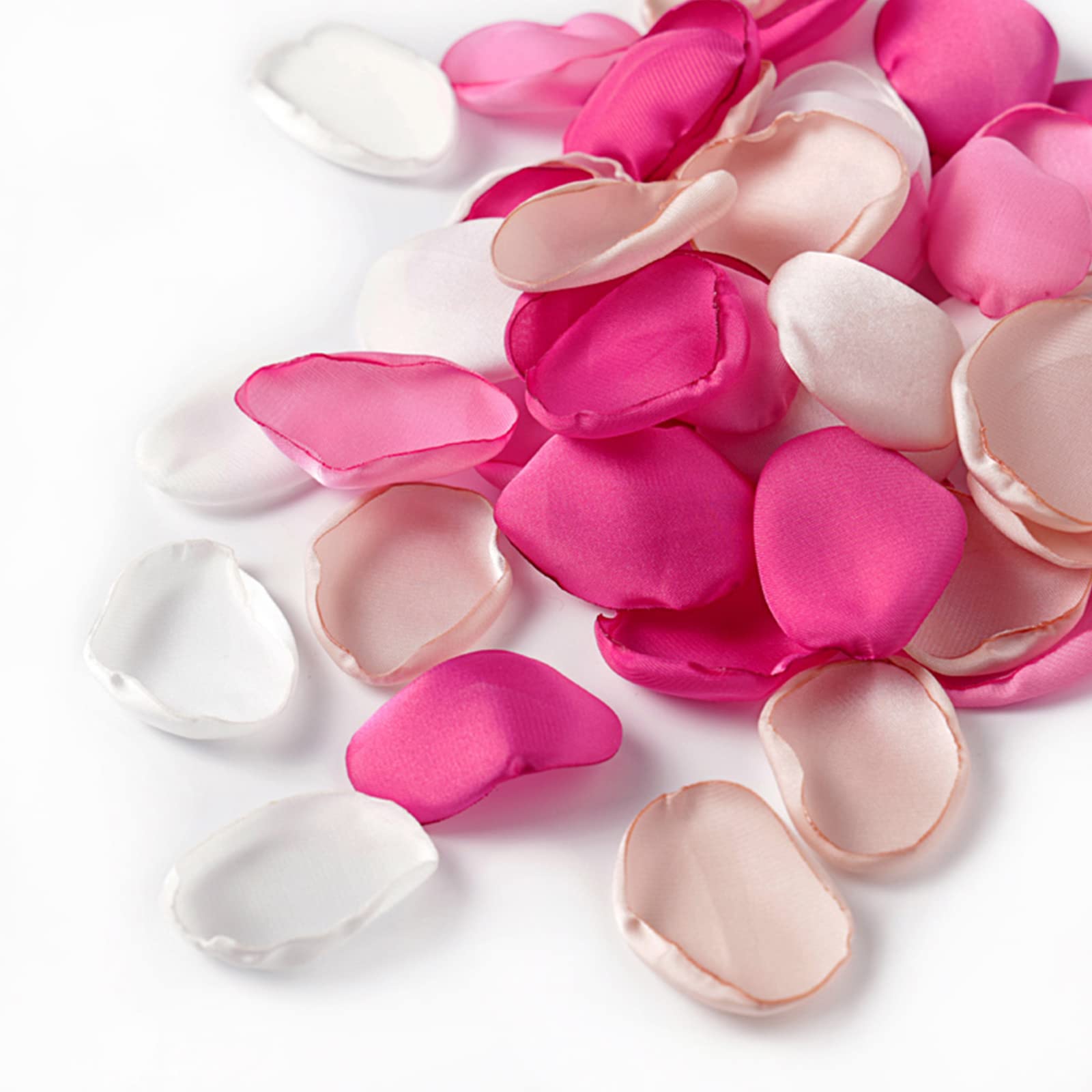 200Pcs Silk Rose Petals Artificial Flower Petals for Wedding Decor, Flower Girl Scatter Petals for Aisle Table Centerpieces Reception Proposal Party Romantic Night Decoration（Blush Pink）