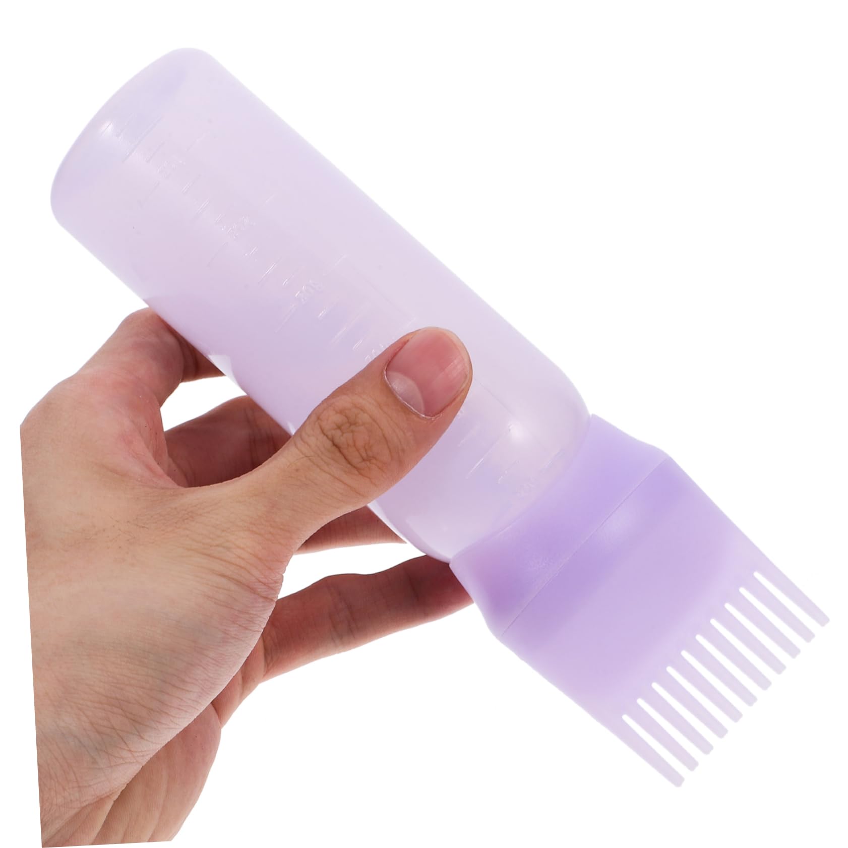 VICASKY 3pièces Flacon Applicateur de Teinture Capillaire avec Peigne Doseur et Échelle Graduée pour Application Directe et Répartition Uniforme