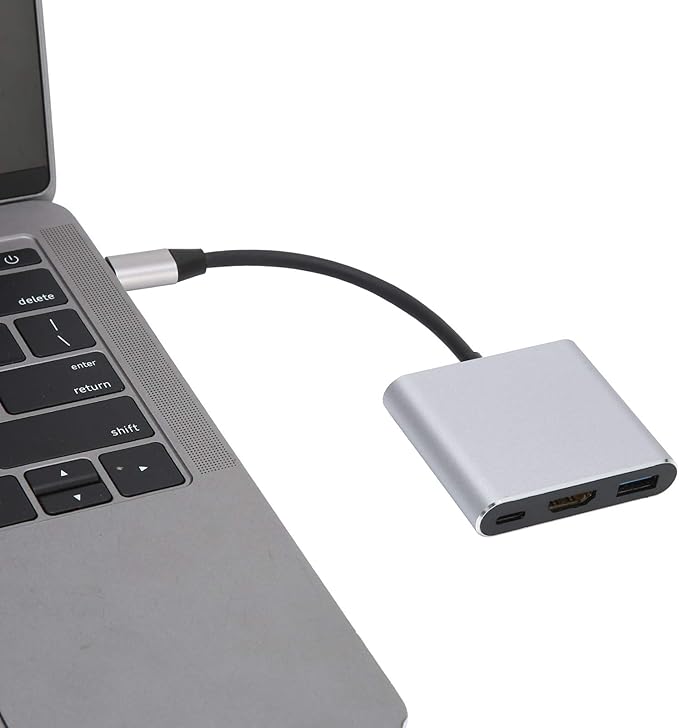 Hub USB Tipo C 3 en 1 con Puerto HDMI 4K y USB 3.0, Aluminio miniatura 2
