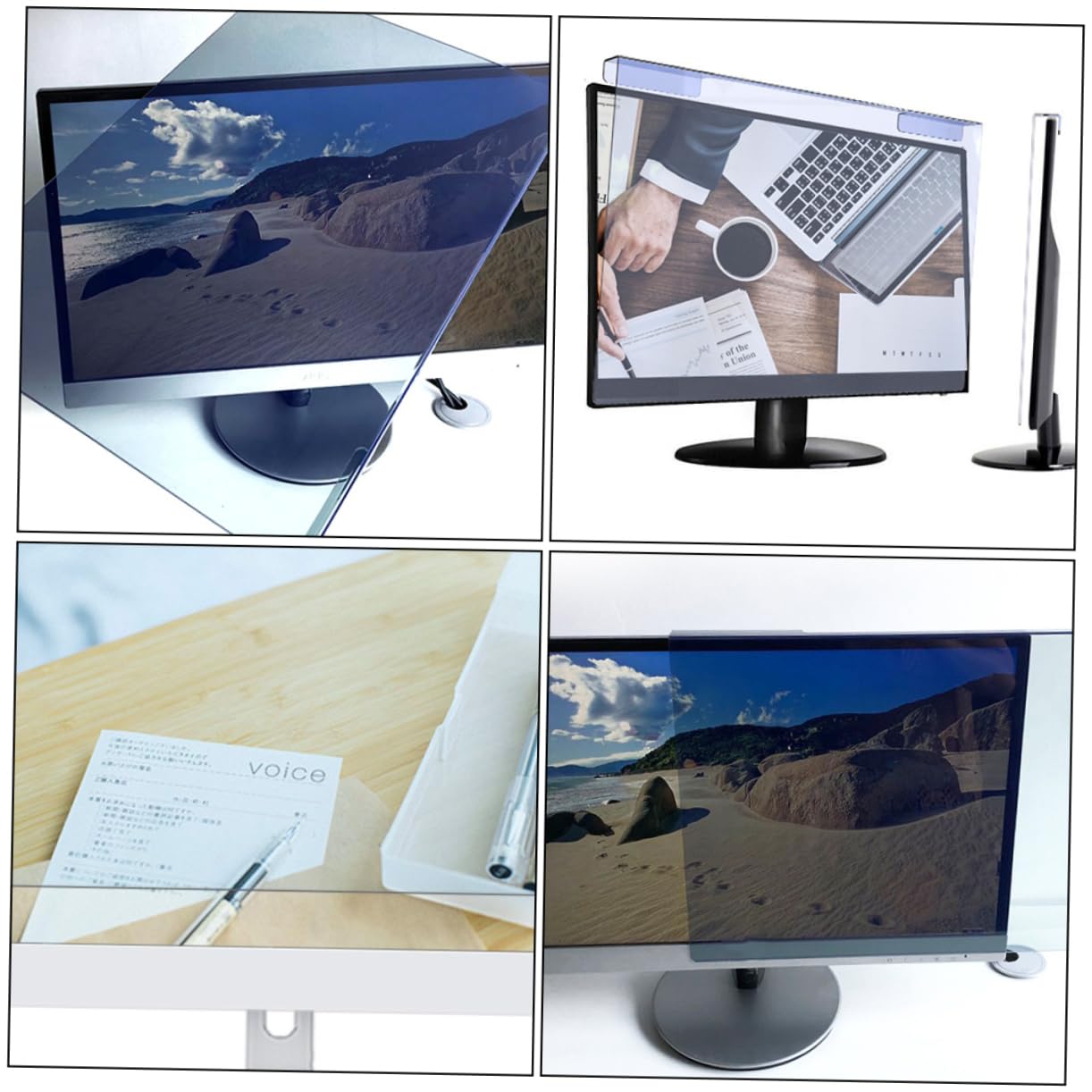 Housoutil Pellicola Protettiva per Schermo Computer Portatile Anti-graffio | Trasparente, Tecnologia Nano-ottica Giapponese Tensen, Protezione Occhi per Display Lcd