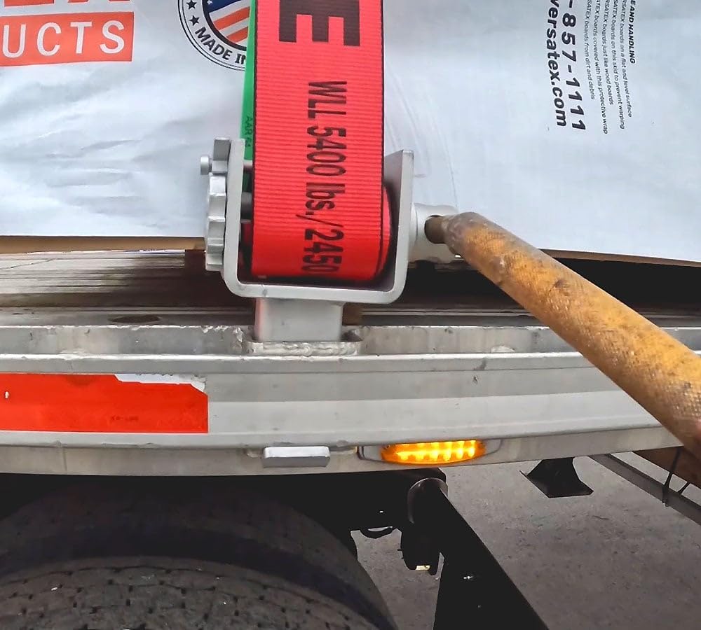 Mytee Products Trailer Winch - Stake Pocket Outward Offset (A) 49716-10