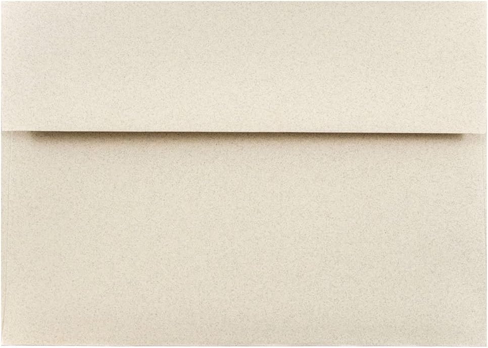 JAM PAPER A7 Passport Invitation Envelopes - 5 1/4 x 7 1/4 - Sandstone - Bulk 250/Box