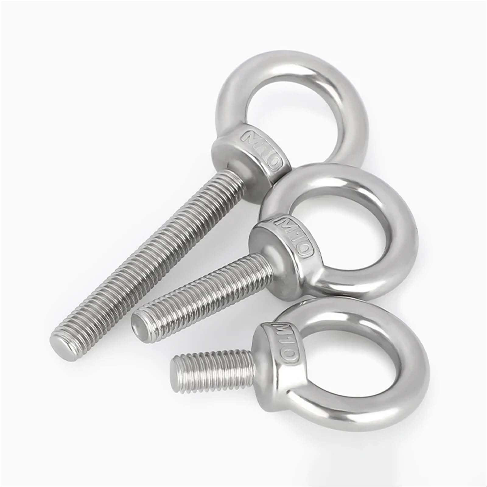 Tornillo De Ojo 1 perno de ojo acero inoxidable 304 M4-M24, tornillo elevación, enganche, anillo marino, orificio bucle(M24x40mm)