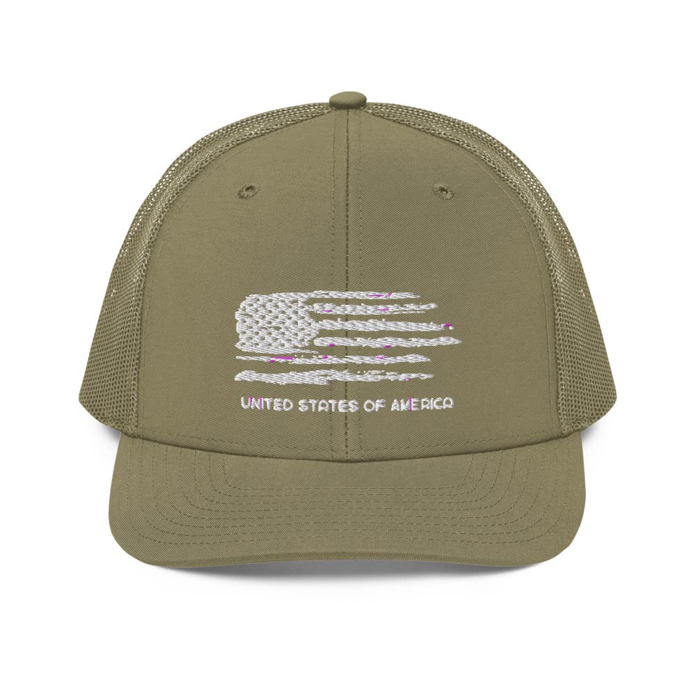 Gorra verde oliva estilo snapback de camionero que soluciona el calor y protege del sol 7