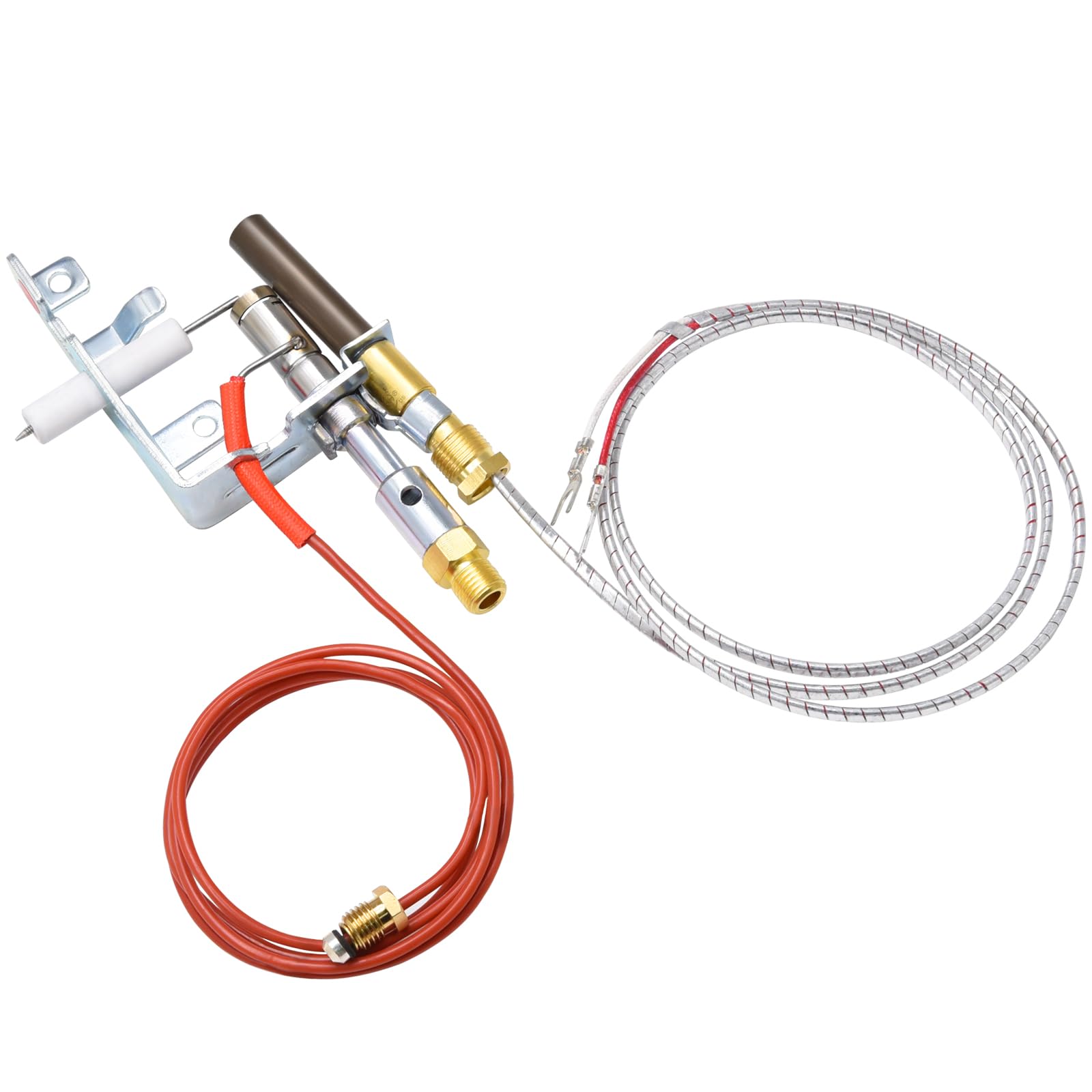 Hiorucet R3623 PP225 14D0477 Propane Gas LP ODS Pilot Assembly for Comfort Glow, Glow Warm, Vanguard, FMI, Empire VFSR, VFHD-32R, Replace for LPG8404 103778-01 LPG8414 with Thermopile &amp; Thermocouple