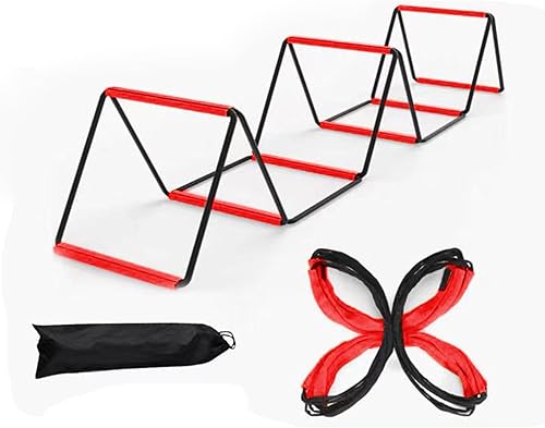 Miniatura 3 de Escalera de agilidad, escalera de velocidad, instalación instantánea, equipo de entrenamiento plegable, escalera de entrenamiento de agilidad para