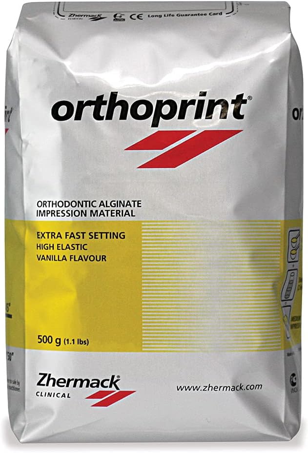 ZHERMACK- Alginate Orthoprint Extra Fast Set 500gr - 1lb + - Settin 100607 Us Dental Depot