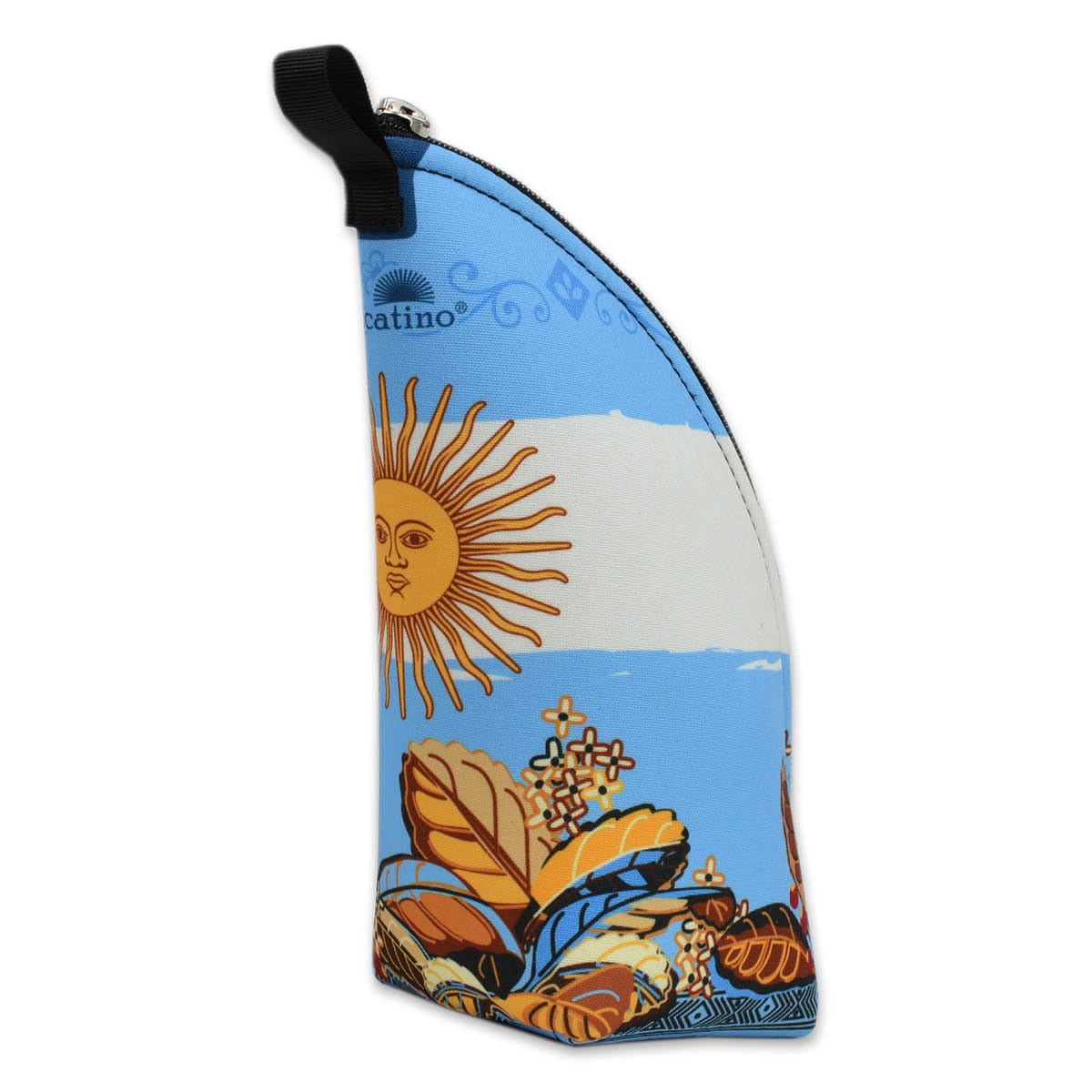 Delicatino - Portamate para Yerba Mate | Textil Espuma con Cremallera | 23 x 8 x 8 cm | Diseño Argentina.