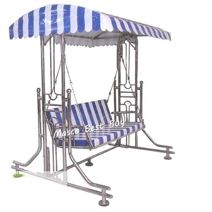 Buy Home & Garden Swing Stainless Steel 3 Seater Swing/Jhoola with