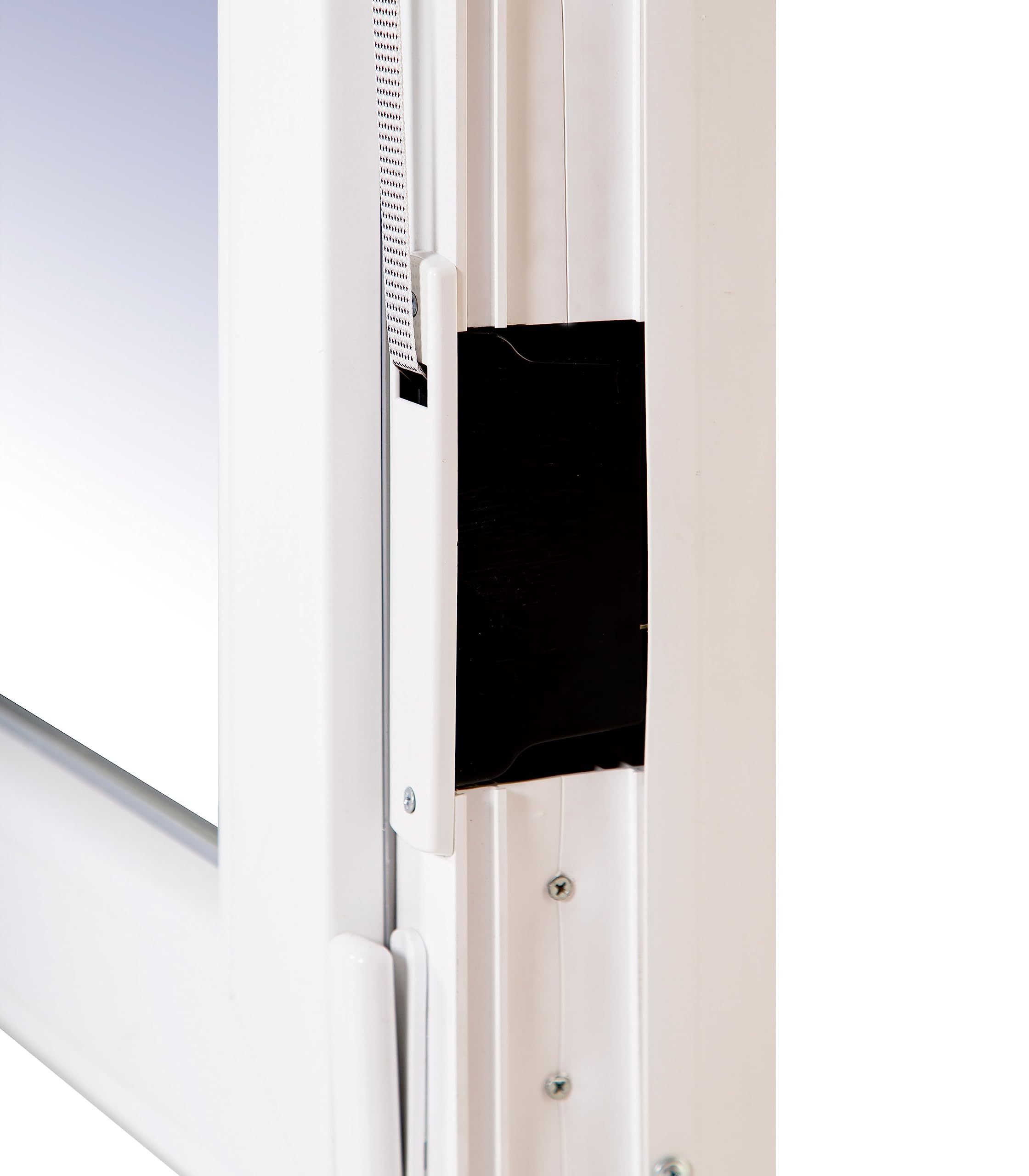 Ventanastock PVC 800x1155 Practicable Oscilobatiente Derecha con Persiana PVC 1 hoja