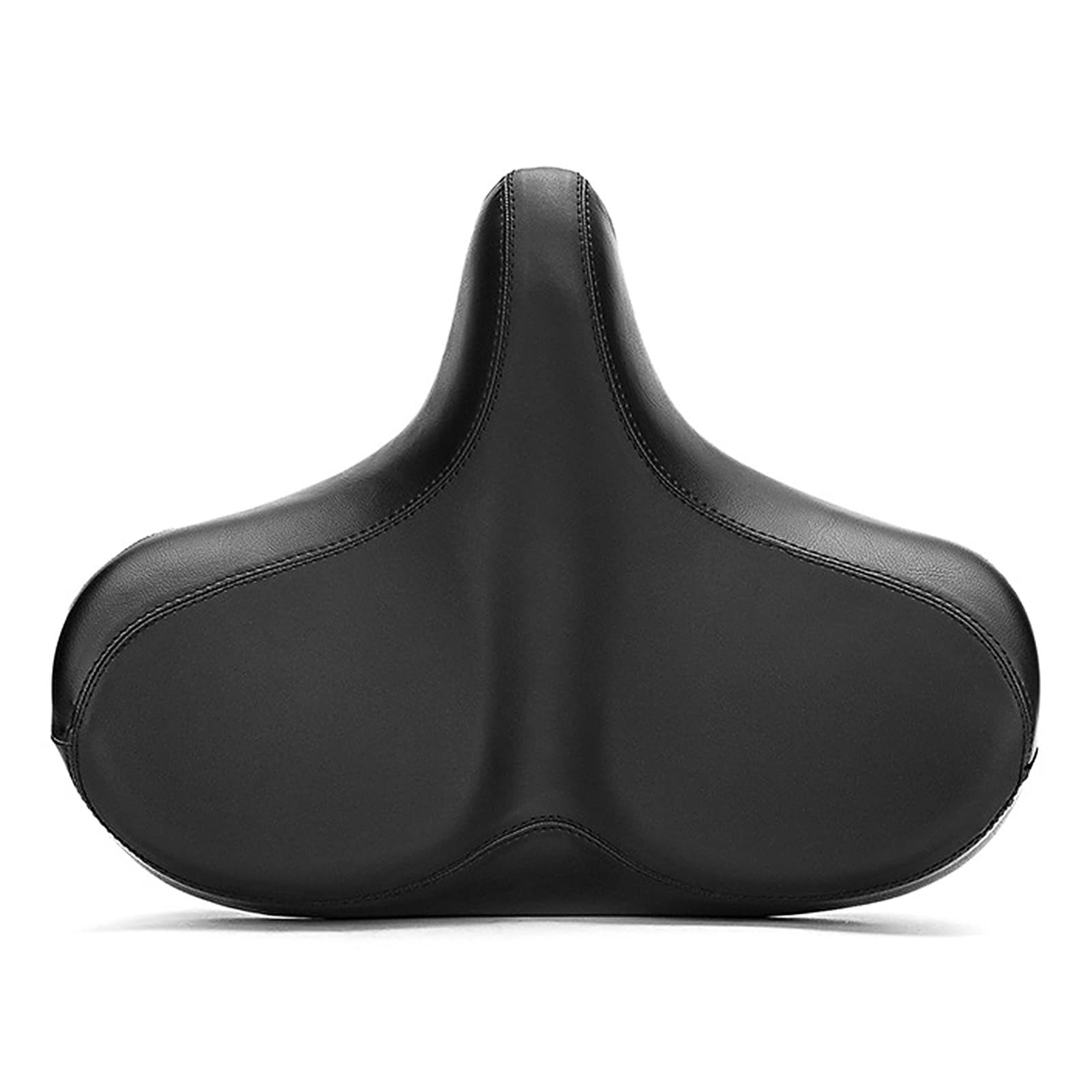 Domary Sella per Bici Extra Larga Comodo Cuscino per Sedile Oversize con Molle di Sospensione Ad Alta Elasticità Materiale PU Ciclismo su Strada Uomo Donna 33 X
