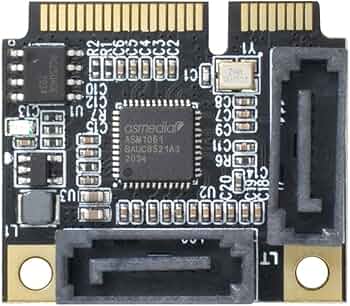 Tarjeta Adaptadora Mini PCI-E A 2 Puertos SATA III - Para Conectar Discos SSD O HDD A Placas Mini PCI Express